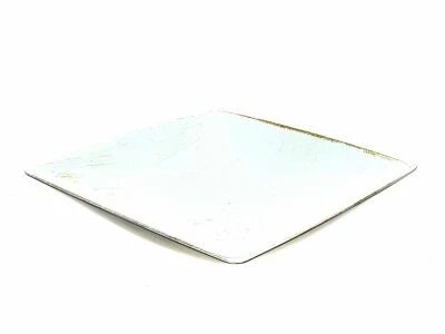 Assiette PVC 23,5x23,5 H6,5 Blanc