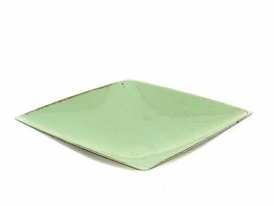 Assiette PVC 23,5x23,5 H6,5 Vert Clair