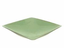 Assiette PVC 29x29 H7,5 Vert Clair