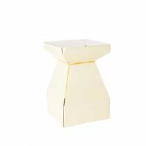 Box Mini Square D15 H23 Ivoire