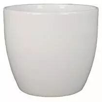 Cache Pot Boule D7,5 H6 Blanc