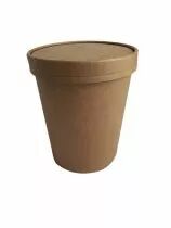 Cache Pot Carton Flowercup D10,5 H13,5 Naturel
