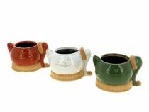 Cache Pot Céramique Chat D6 H7 ass