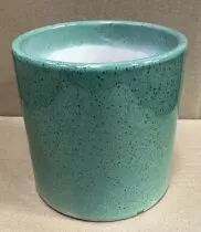 Cache Pot Céramique D11,5 H13 Vert Pastel