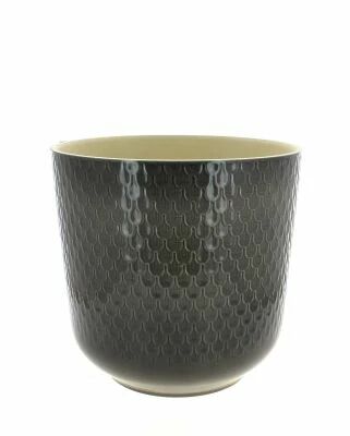 Cache Pot C�ramique D29 H28 Gris
