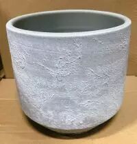Cache Pot Céramique Vénus D17 H18 Gris Foncé