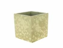 Cache Pot Ciment 10x10 H10,5 Beige