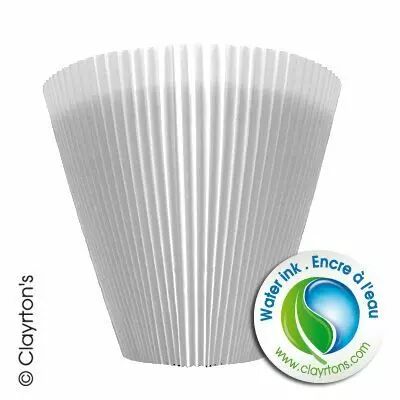 Cache-pot MANCHETTE 12cm Blanc