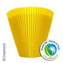 Cache-pot MANCHETTE 12cm Jaune