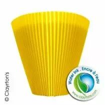 Cache-pot MANCHETTE 16cm Jaune