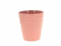 Cache Pot Orchid&eacute;e D12,5 H14 Rose P&acirc;le