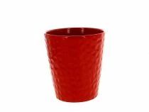 Cache Pot Orchid&eacute;e D12,5 H14 Rouge