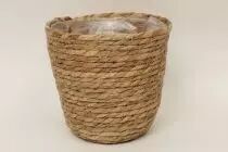 Cache Pot Osier Fenna D17,5 H17,5 Naturel