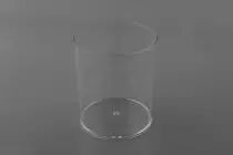 Cache Pot Plastique Rond D11 H14 Transparent