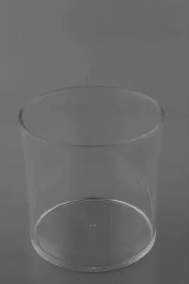 Cache Pot Plastique Rond D14 H15 Transparent