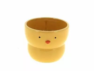 Cache Pot Poussin D10 H8 Jaune