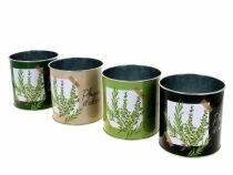 Cache Pot Zinc Plaisir d\'offrir D11 H11 ass