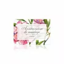 Carte Amour \ Heureux Anniversaire de Mariage\  ( x 10 )