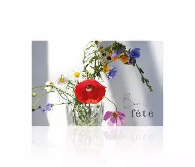 Carte Romantico \ Bonne F�te\  ( x 10 )