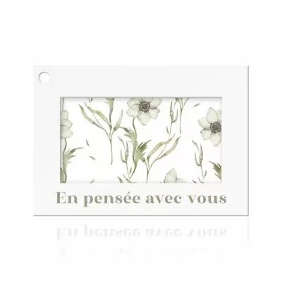 Carte Voeux Colora \ En pens�e avec vous\  ( x 10 )