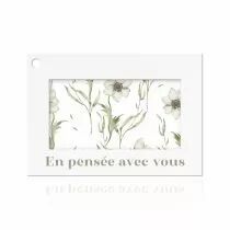 Carte Voeux Colora \ En pens&eacute;e avec vous\  ( x 10 )