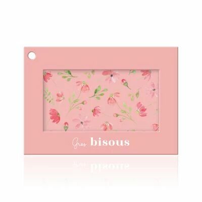 Carte Voeux Colora \ Gros Bisous\  ( x 10 )