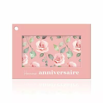 Carte Voeux Colora \ Heureux Anniversaire\  ( x 10 )