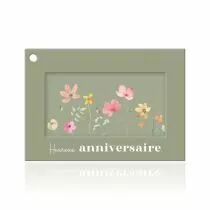 Carte Voeux Colora \ Heureux Anniversaire\  ( x 10 )