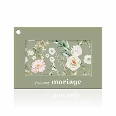 Carte Voeux Colora \ Heureux Mariage\  ( x 10 )