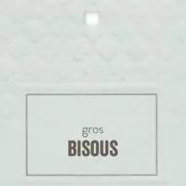 Carte Voeux Como \ Gros Bisous\  x 10