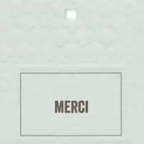 Carte Voeux Como \ Merci\  x 10