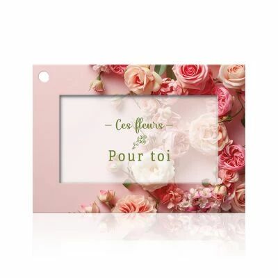Carte Voeux Fleur de Fleur \ Ces fleurs pour toi\  ( x 10 )