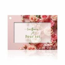 Carte Voeux Fleur de Fleur \ Ces fleurs pour toi\  ( x 10 )