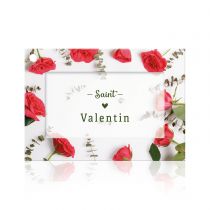 Carte Voeux Fleur de Fleur \ Saint Valentin\  ( x 10 )