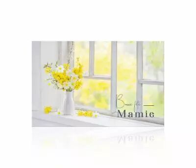 Carte Voeux Romantico \ Bonne F�te Mamie\  ( x 10 )
