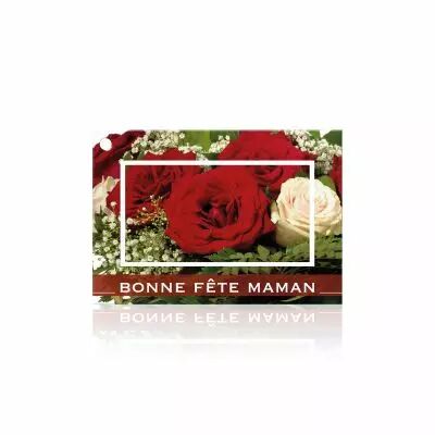 Cartes Voeux Brillant \ Bonne F�te Maman\  ( x 10 )