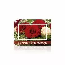 Cartes Voeux Brillant \ Bonne Fête Maman\  ( x 10 )