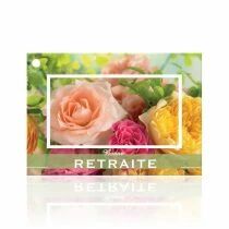 Cartes Voeux Brillant \ Bonne Retraite\  ( x 10 )