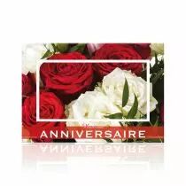 Cartes Voeux Brillant \ Heureux Anniversaire\  ( x 10 )