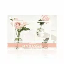 Cartes Voeux Brillant \ Heureux Mariage\  ( x 10 )