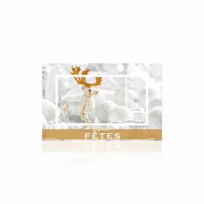 Cartes Voeux Brillant \ Joyeuses F�tes\  ( x 10 )