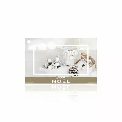 Cartes Voeux Brillant \ Joyeux No�l\  ( x 10 )