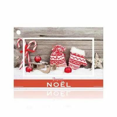 Cartes Voeux Brillant \ Joyeux No�l\  ( x 10 )