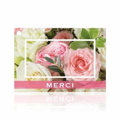 Cartes Voeux Brillant \ Merci\  ( x 10 )
