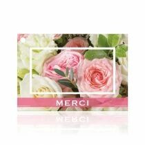 Cartes Voeux Brillant \ Merci\  ( x 10 )