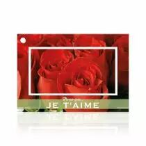 Cartes Voeux Brillant \ Parce que je t\'aime\  ( x 10 )