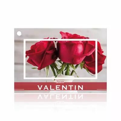 Cartes Voeux Brillant \ Saint Valentin\  ( x 10 )