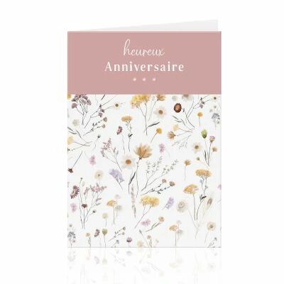 Cartes Voeux Grand Mod�le \  Heureux Anniversaire \  ( x 10 )