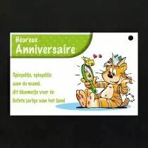 Cartes Voeux Risa \ Heureux Anniversaire\  ( x 10 )