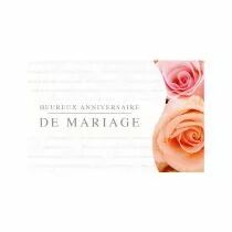 Cartes Voeux Twist \ Heureux Anniversaire de Mariage\  ( x 10 )